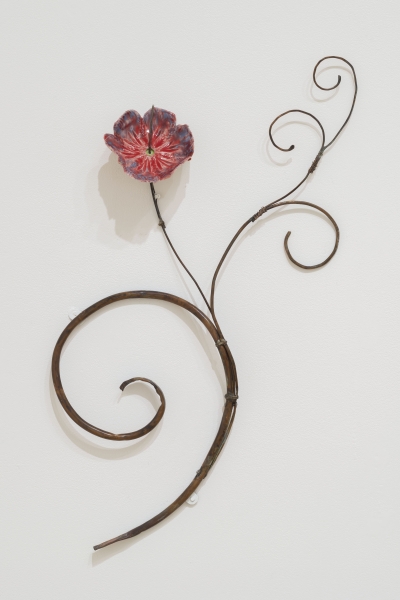 curved stemmed flower 